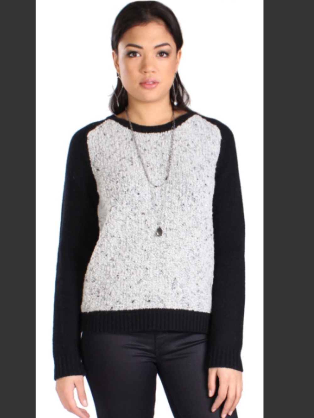 rag & bone 'Portia' chunky wool blend sweater